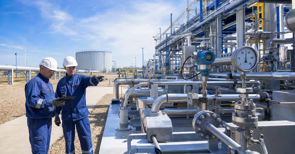 CCUS CO2 pipeline pressure monitoring at an industrial carbon capture transport hub