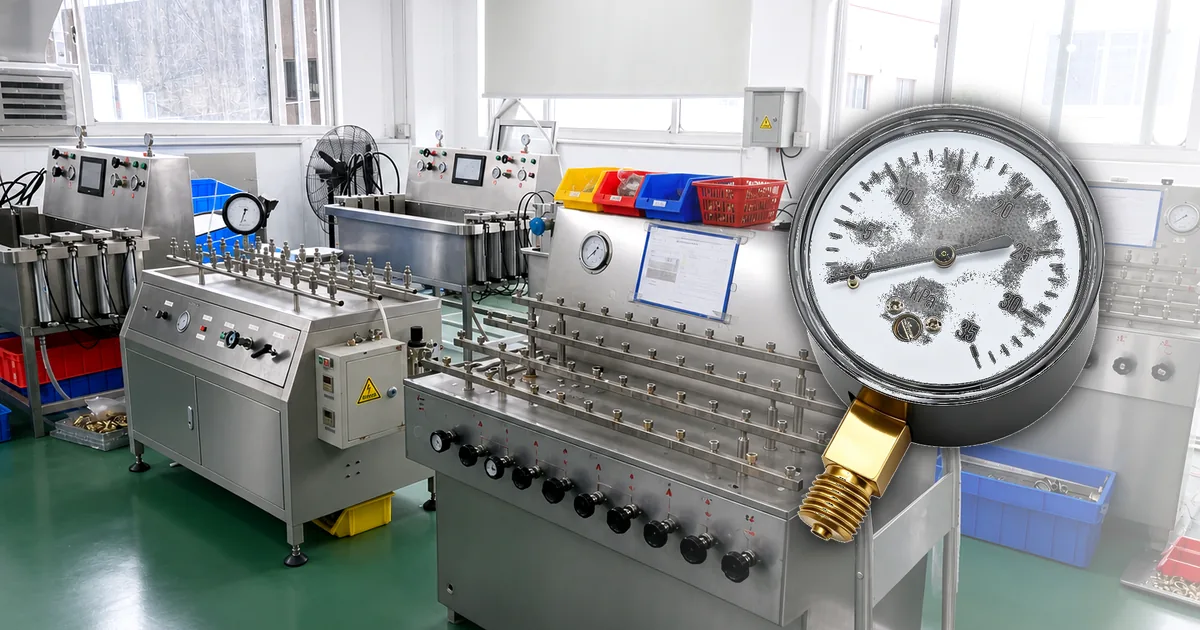 Real Manogauge factory and product photo for Differential Pressure Gauge Selection Guide