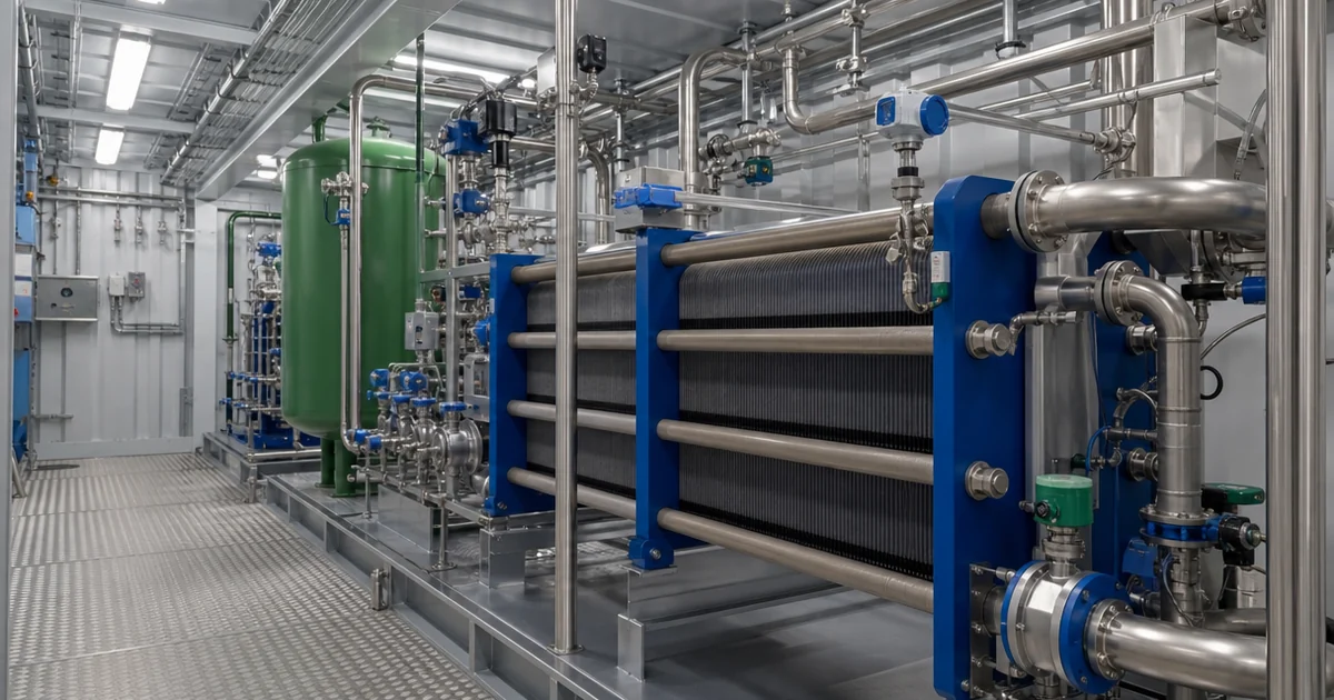 Hydrogen electrolyzer pressure monitoring skid with stainless piping and pressure instruments