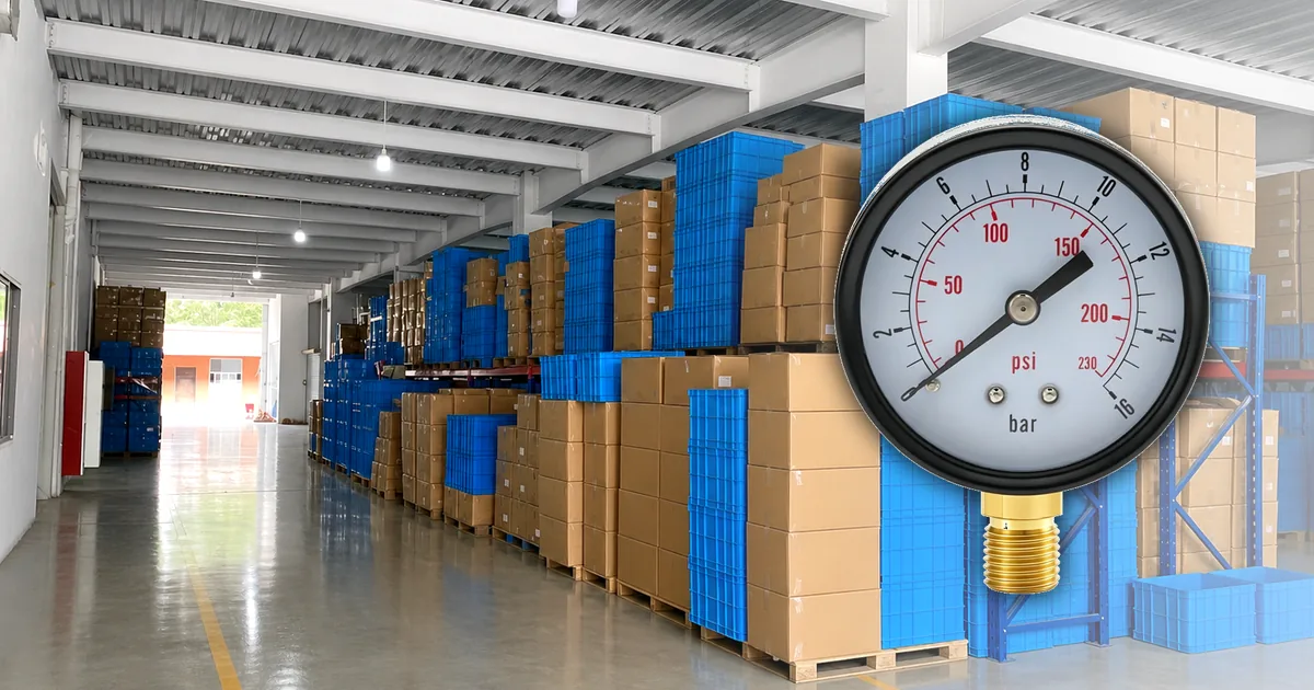 Real Manogauge factory and product photo for Pressure Gauge Calibration Traceability Guide