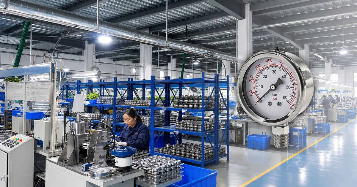 Real Manogauge factory and product photo for Pressure Gauge Failure Modes: Diagnosis & Repair