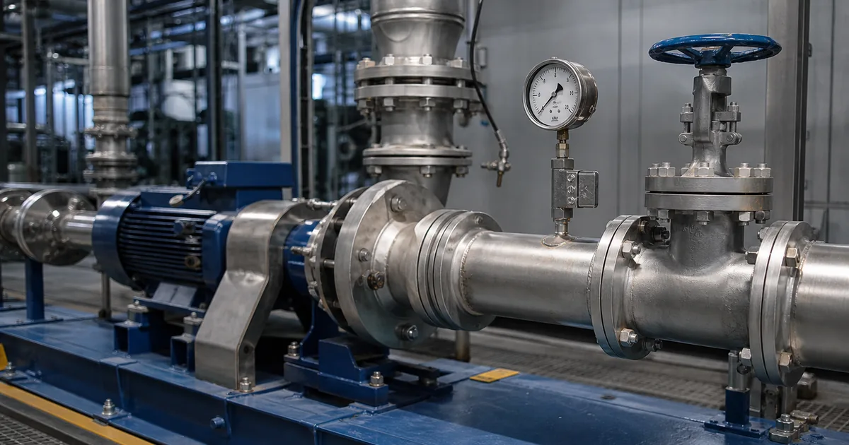 Pressure gauge snubber on pump discharge piping for pulsation protection