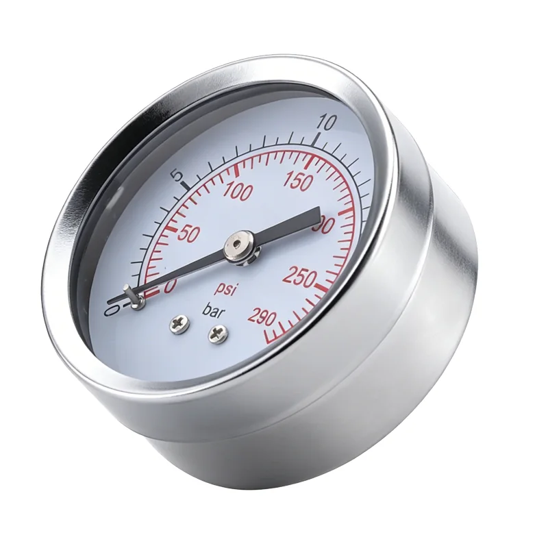 Shock-Resistant Pressure Gauge - Axial