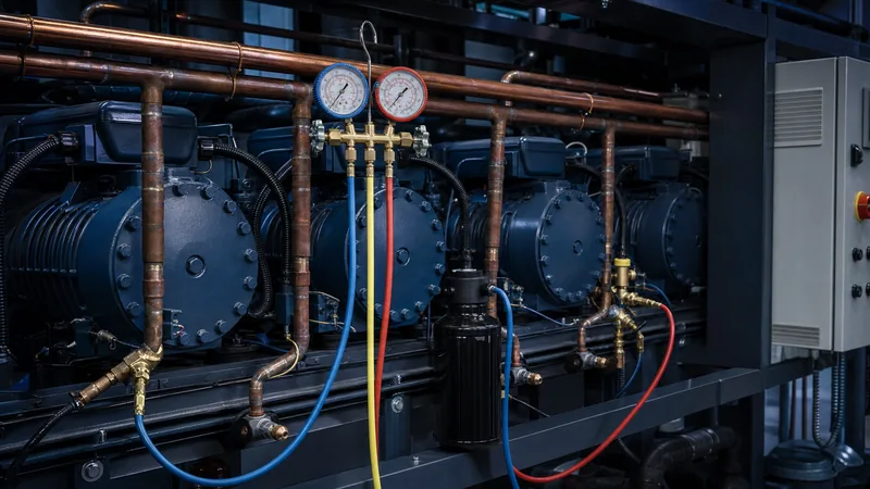 Commercial supermarket refrigeration application
